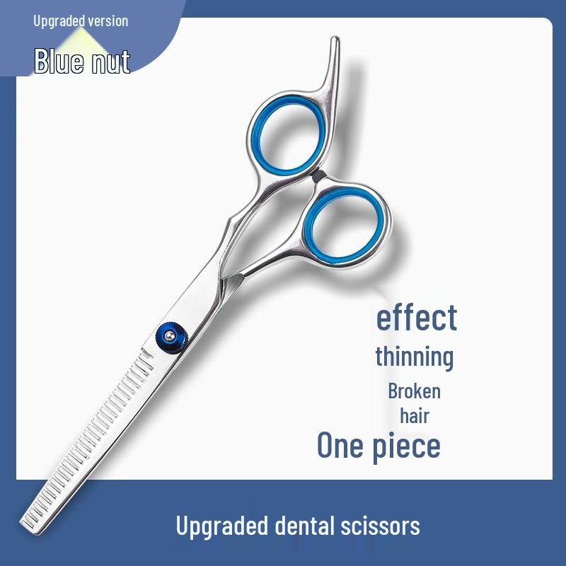 

Thinning Shears Hairdressing Set for Men & Women - Flat Tooth Shears & Bangs Trimmer