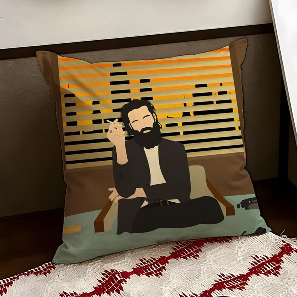 Father JJohn MistyS Cushion Cover Reversible Soft Durable Pillow Cover Home Car MultiScene Use for Daily Comfort