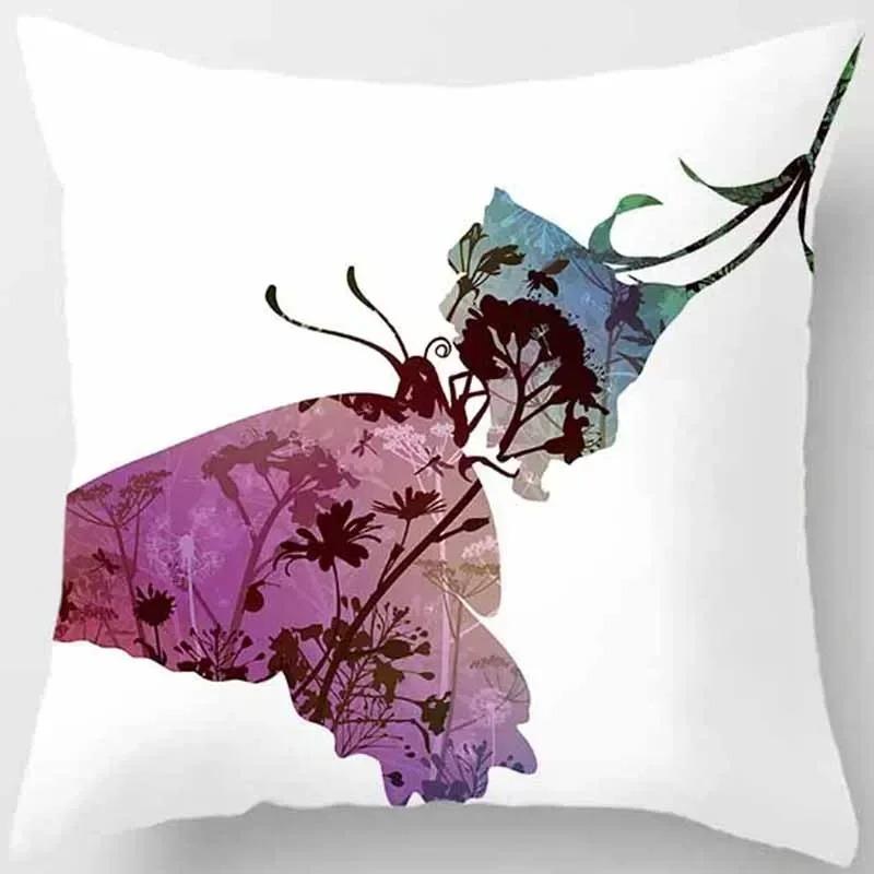 Animal Outline Pattern Decorative Pillow Cover Car Sofa Square Cushion Pillow Cover