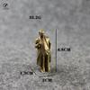 Pure Copper Retro Crafts Chairman deng xiaoping Figurine Living Room Decor Car Ornaments Home Furnishings Decoration key chain