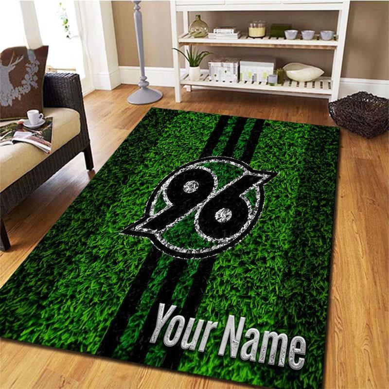 Hannover 96 Custom Name Carpet Rug for Living Room Bedroom Home Sofa Decoration,Kids play Non-slip Floor Mat