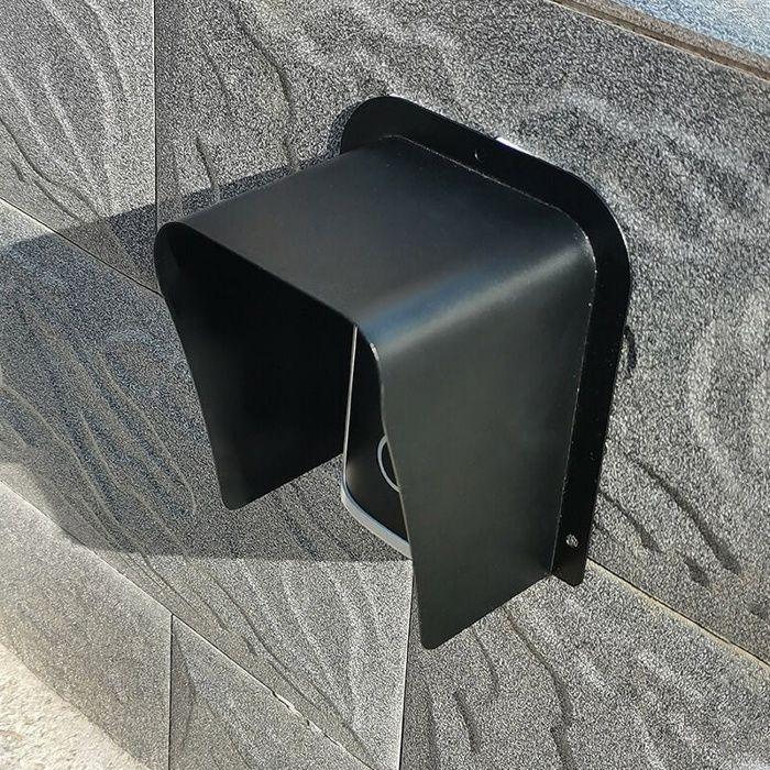 Couvercle métallique étanche - AIMOONSA - Universel - Noir - 3,5×5×2 pouces - Lot de 2