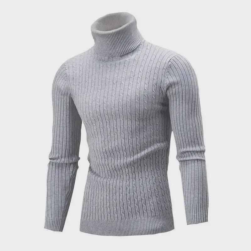 Autumn & Winter Casual Knitted Turtleneck Pullover Sweater