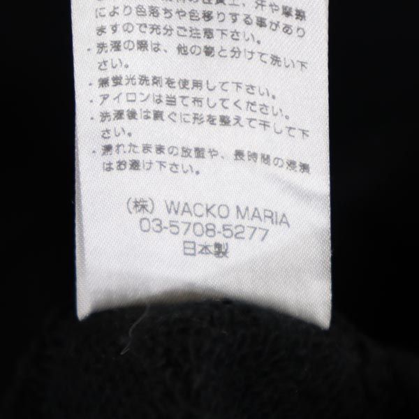 WACKO MARIA Back print Sweatshirts L Black series GUILTY PARTIES Men's Used