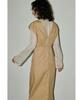Jacquard Party Wedding Size S [niana] V-line Dress, Dress, Dress, I-line, Yellow,