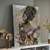 Abstract Figure Canvas Painting African Women Portrait Posters And Prints Wall Art for Living Room Home Decor Picture