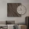 Wind Restaurant Clock Nordic Abstract Art Creative Wall Decorative Painting Retro Simple Wall Clock