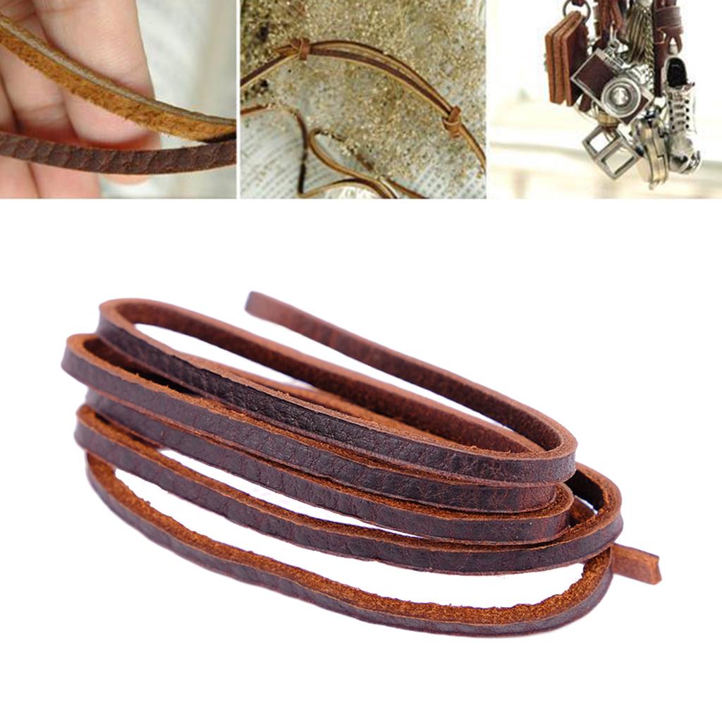 Imitation Leather Cord 1M for Jewelry Making and Craft Projects Bracelet String Practical Necklace Braided Thread Rope