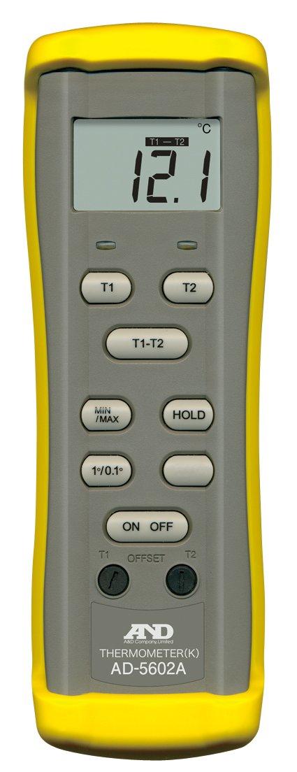 

K type thermocouple thermometer A&D AD-5602A сірий колір