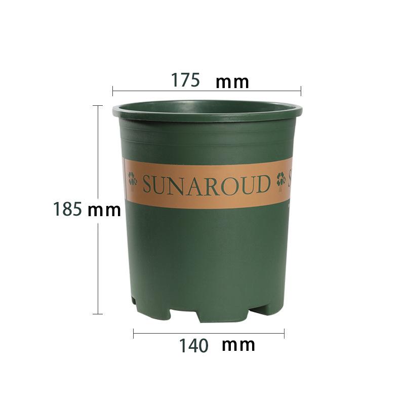 Очень большой утолщенный пластиковый горшок из смолы объемом галлон с круглым горлышком для роз, горшечных растений, контроля корней, высокий садовый горшок Giant