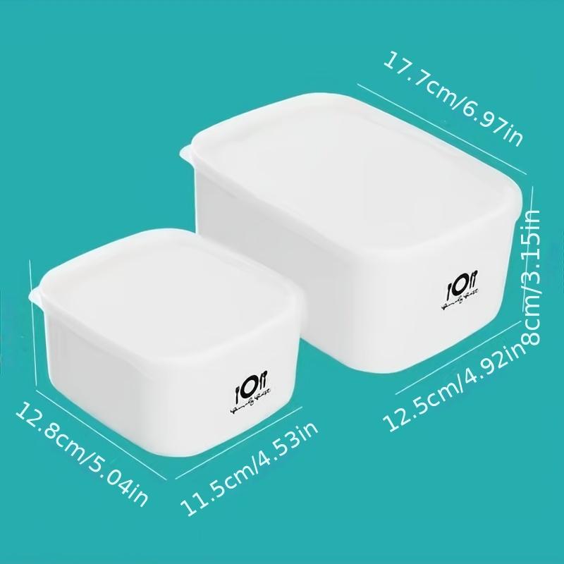 Refrigerator Crisper Freezer Box Picnic Lunch Box Fruit Box Household Lunch Box with Lid Food Preservation Storage Box