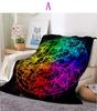 Sacred Planet Geometry Atomite Flower of Life Flannel Warm and Soft Plush Sofa Bed Blanket throw blanket   for picnic
