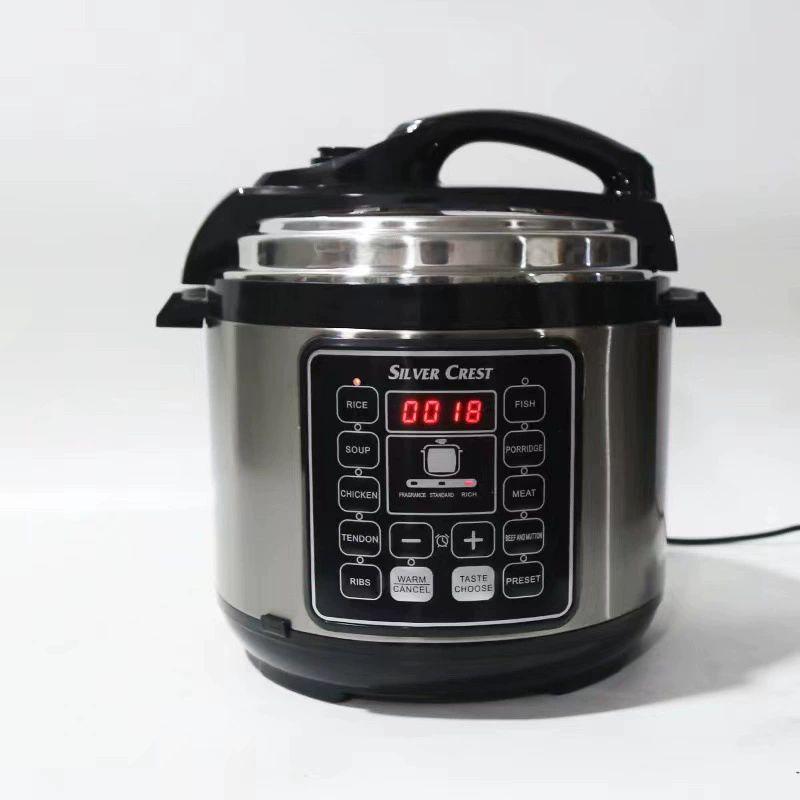 6L Smart Multifunctional Pressure Cooker - High Power, Large Capacity Rice Cooker