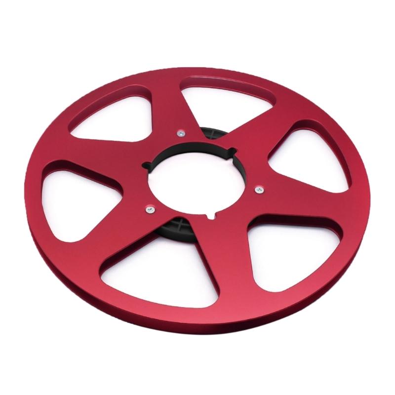 Lightweight Metal Reel 6 Hole Design 10.5Inch Empty Recording Tape Nab Hub Disk Aluminum Accessory