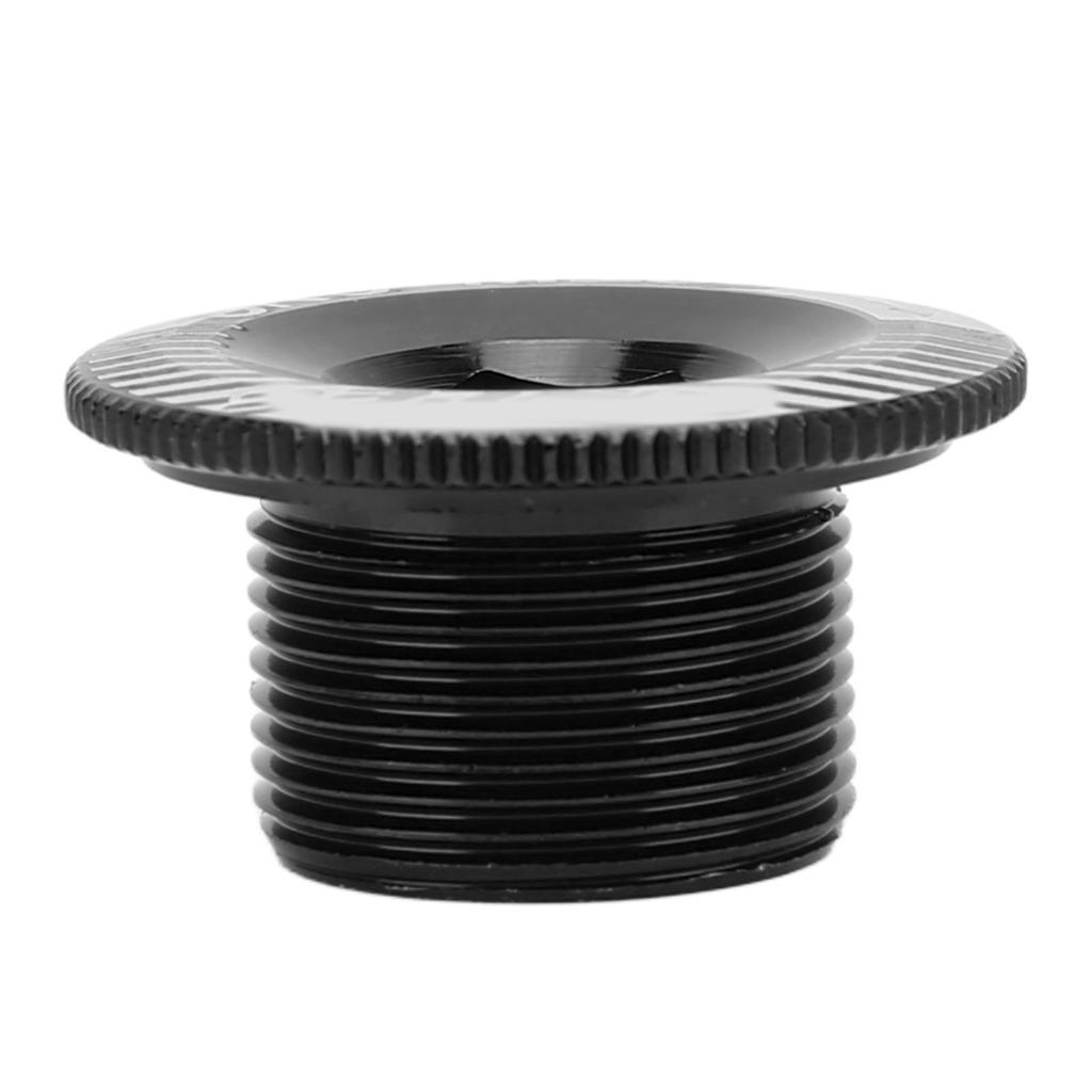 Bicycle Crank Arm Screw Aluminum Alloy M18 Crank Fixing Screw Bike Crankset Arm BoltM18 Black