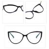 Personality Cat Eye Anti-Blue Light Spring Hinged Glasses Cross-Border Men Women Glasses Shopping Leisure Advanced Frames