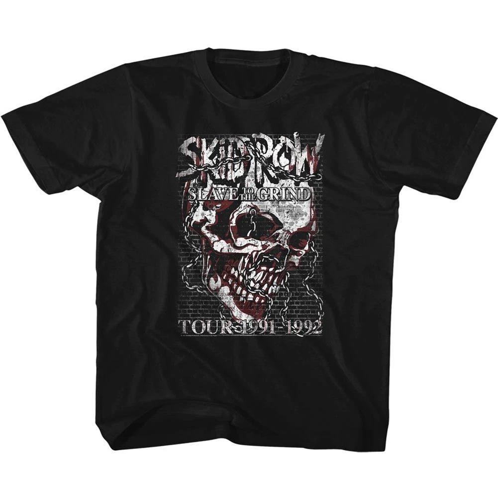 Skid Row Skull Chain Music  Children s T-shirt 130