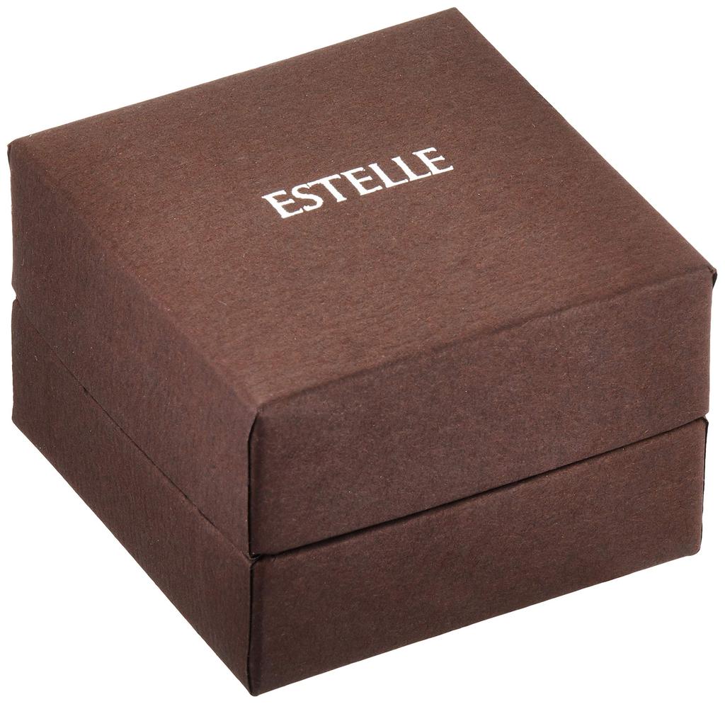 ESTELLE July Birthstone Ruby Earrings in 10K Yellow Gold (0222-5442-0014-0000)