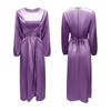 Dámské pevné studené štíhlé dlouhé společenské šaty maxi společenské šaty East Dubai Abaya šaty Kaftan Saténové muslimské šaty Abaya Islámské oblečení