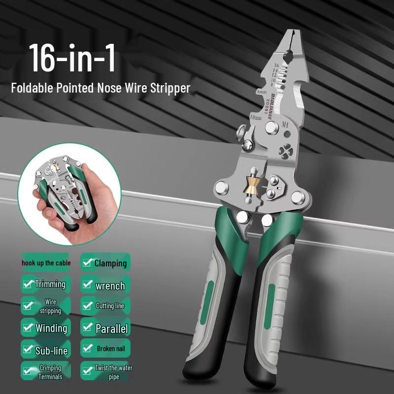 Baolian Multifunctional Electrician's Wire Stripper and Crimping Tool