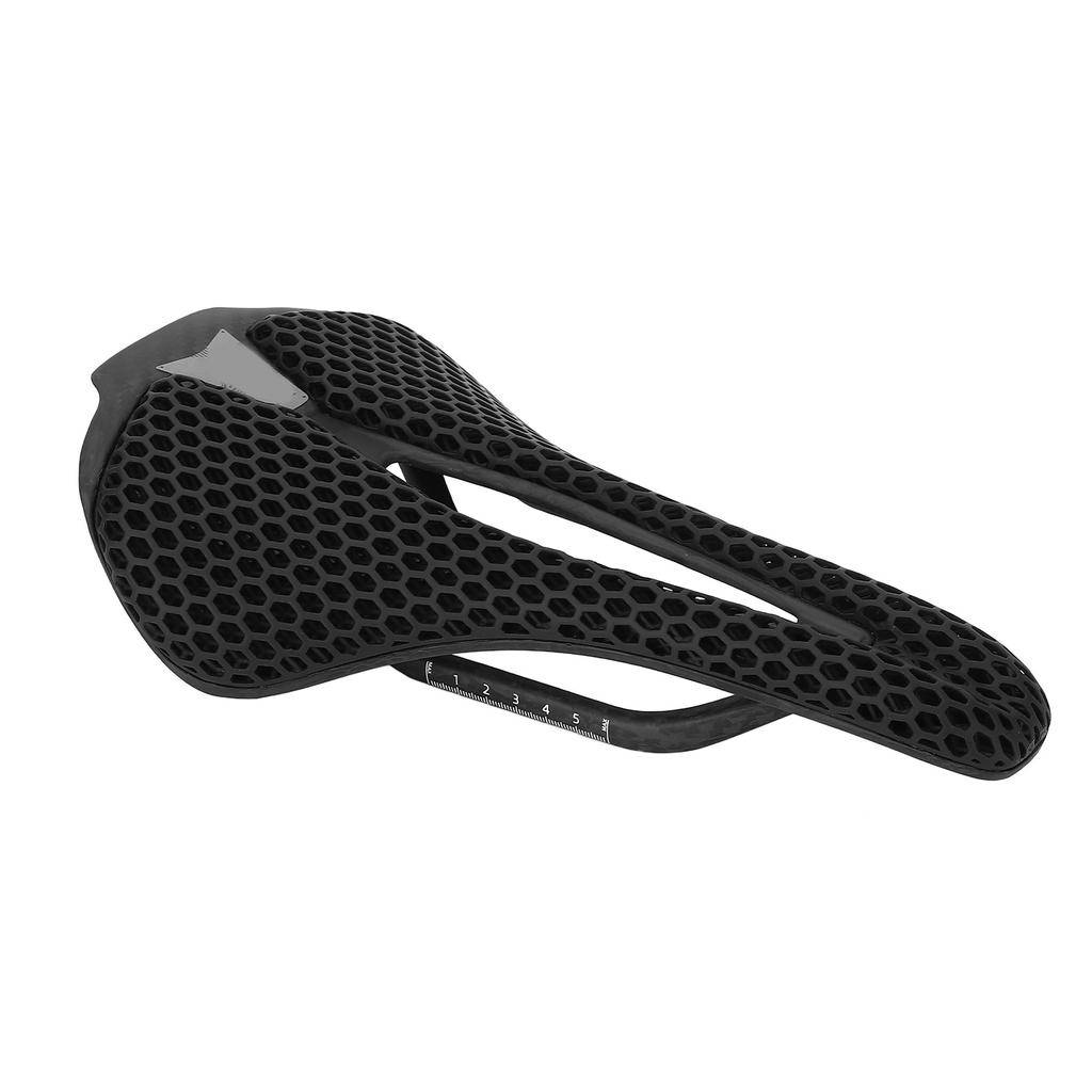 Bike Hollow Saddle 3D Printed Lightweight Carbon Fiber Breathable Comfortable Cycle Seat for Upgrade