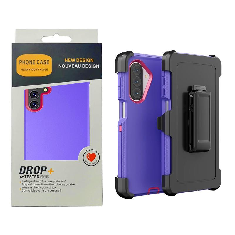 Ott Armor Box Case For Samsung Galaxy A57 A37 A17 A07 A16 A36 A56 A15 A35 A55 A05 A14 A34 A54 A33 A53 Shockproof Cover with Clip