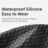 High Elasticity Silicone Swimming Cap Solid Color Swim Head Hood Diving Hat  Swimming Pool