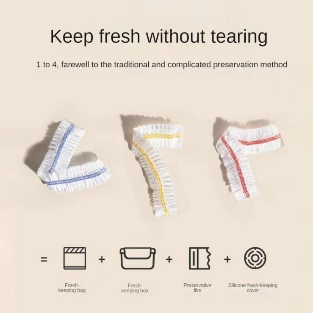 Elastic Food Bowl Protective Cover Reusable Stretchable Food Cover Suitable Different Sizes Bowls Plates Kitchen Supplies