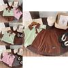 Adorable Children's Summer Outfit Set With Embroidered Sleeveless Polo Shirt And Shorts