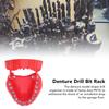 Denture Drill Bit Holder 28 Drill Bits   Portable Denture Bit Holder with Magnet