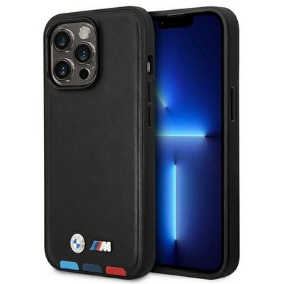 Etui Do iPhone 14 Pro BMW MagSafe Skórzane Czarne