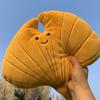 Cuscino Peluche Foglia di Ginkgo Cuscino Realistico Foglia d'Acero Foglia Verde Decorazione Divano Cuscino Imbottito per Auto per Casa Giocattolo per Dormire per Bambine