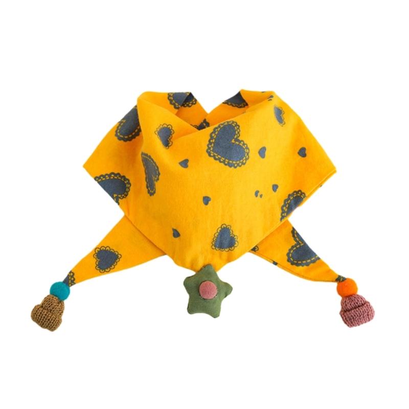 Cute Children Scarf Versatile & Warm Shawl Cotton Baby Neck Towel Multi Functional Scarf Lightweight for Boys & Girls
