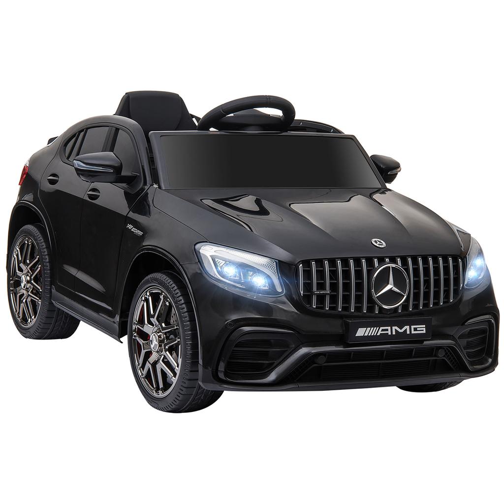 Electric Car, Mercedes Licensed, for Children 3+, 12 V, Remote, 115 x 70 x 55 cm, Black
