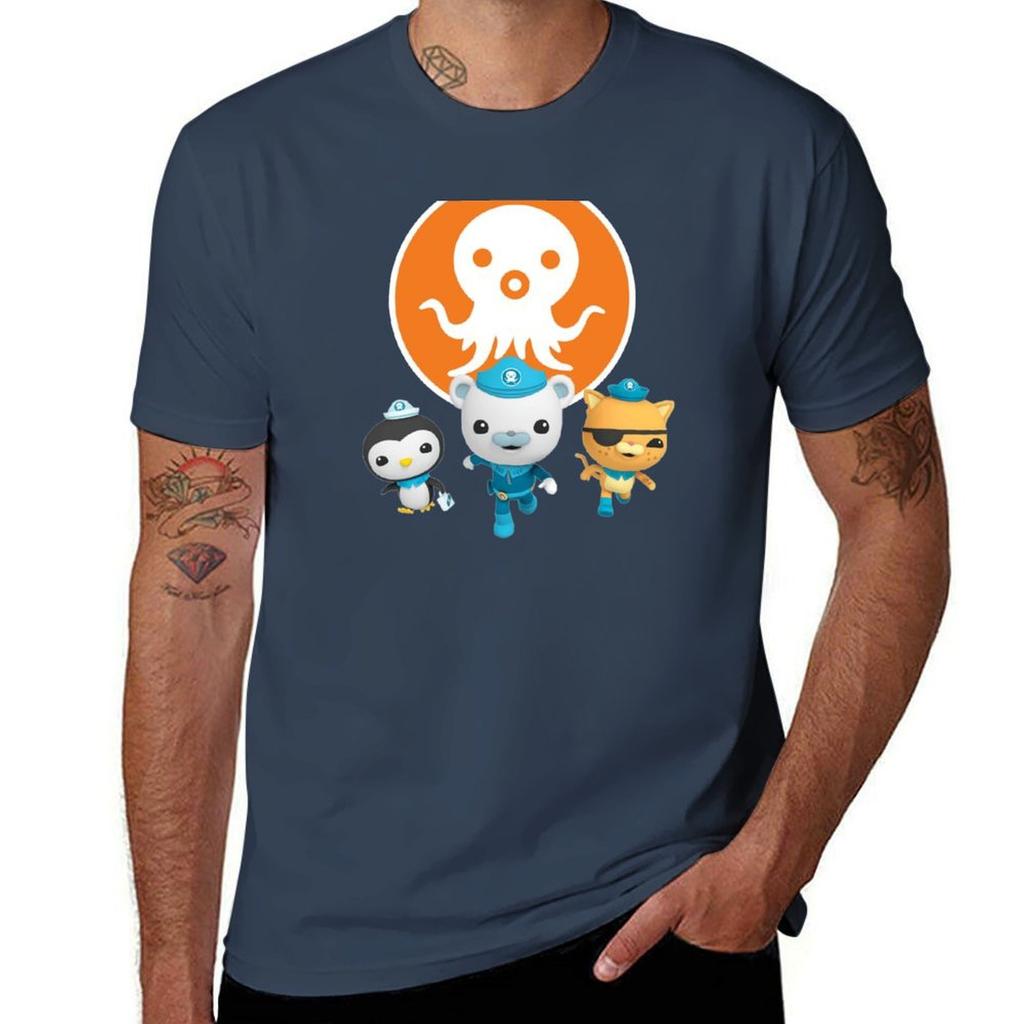 Octo Alert Captain Barnacles Kwazi Kitten And Peso Penguin Tshirt Lightweight Gym Training Tshirt