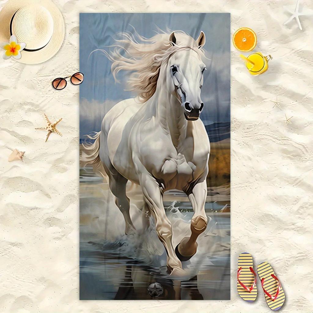 Bunte Strandtücher, Weiche Handtücher geeignet für Reisen, Schwimmbäder, Urlaube und Strandtage.