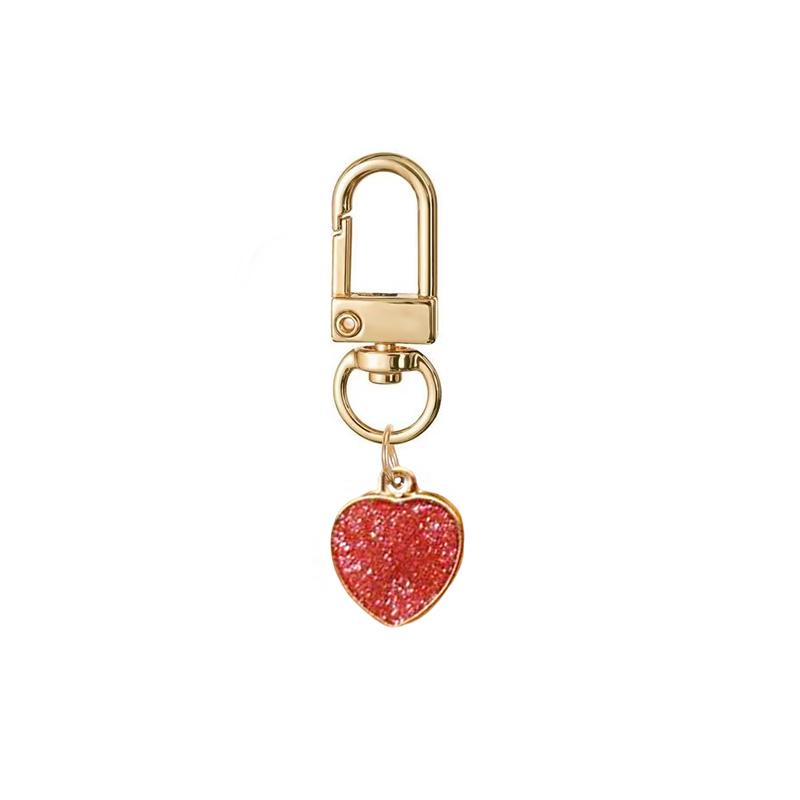 1PC Alloy Rust-Resistant Enamel Secure-Holding Gift Bag-Charm Heart Daily-Use- Charm Lightweight Keychain Durable