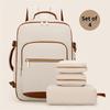 Spot Cross Border Color Contrast Multi Piece Backpack Large Capacity Storage Bag Business Travel Luggage Essential Travel Backpa
