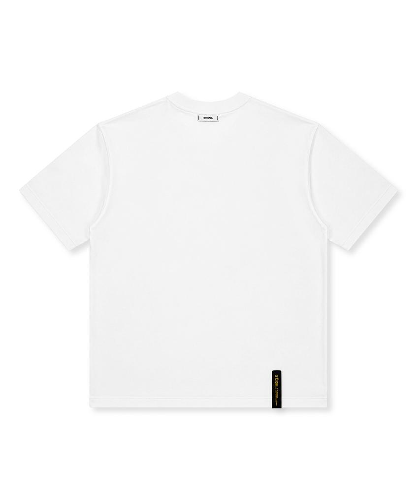 STIGMA Washed Blank T-Shirts V2 White