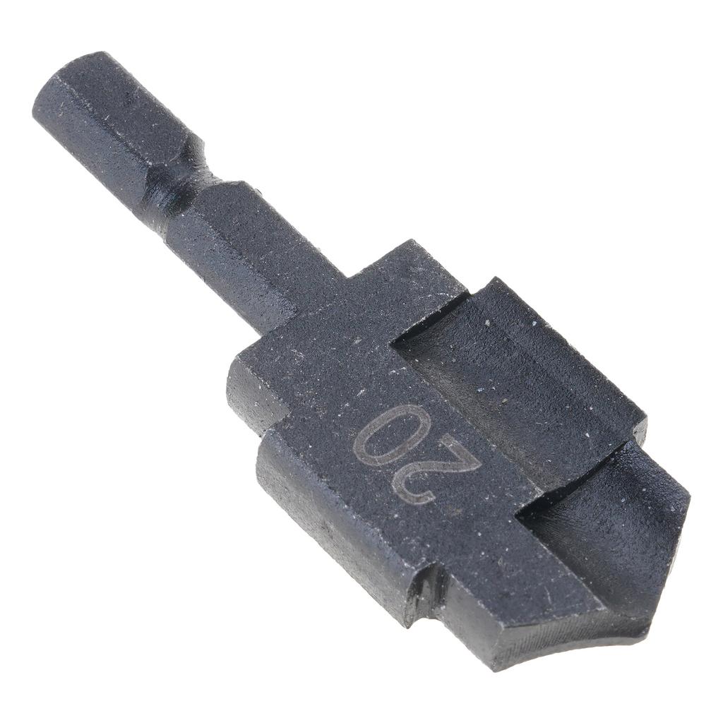 Punta da trapano svasatrice a gradini per tubi dell'acqua da 20/25/32 mm Realizzata in acciaio 40Cr Perforazione efficiente