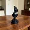 Nostalgie Abstract Face Art Sculpture, 3D Printed Minimalist Table Ornament, Modern Human Statue for Living Room, Office, Shelf, Coffee Decor