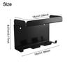 For Coffee Lovers Multifunctional Hanging Rack Black Efficient Space Utilization Rack Organized Coffee Workspace