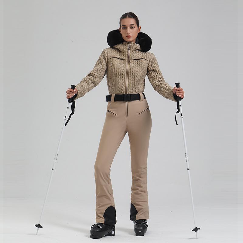 Women's Waterproof & Windproof Ski Suit Set: New One-Piece for Outdoor Sports