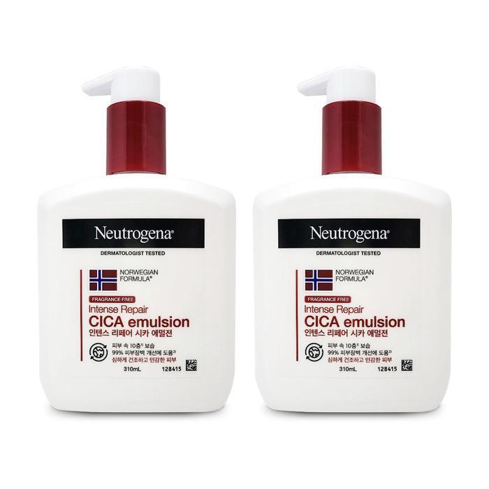 Neutrogena Intense Repair Cica Emulsion Unscented 310ml Body Lotion 2 Ss (30420013)