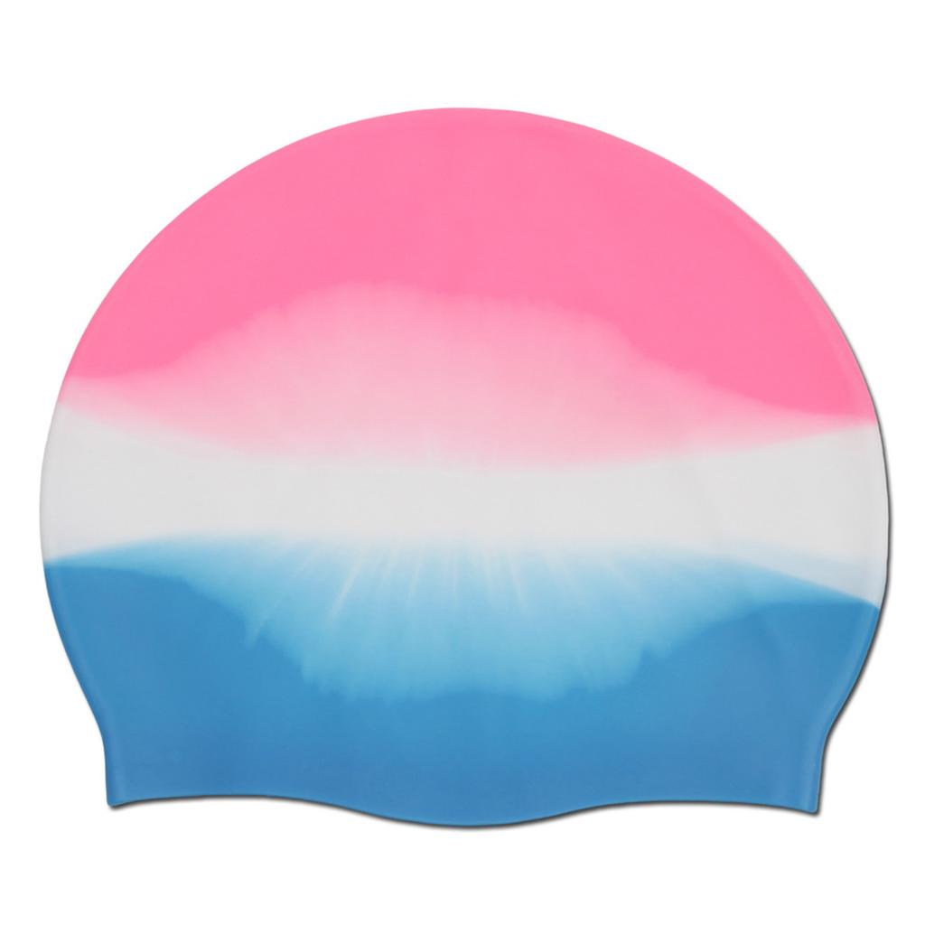 Silicone Swim Cap Non-Slip Swim Cap With Ear Protection Premium Tear-Resistant Summer Beach Vacation Activities For Adults