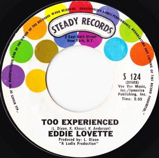 

7inch Record EDDIE LOVETTE - Too Experienced S124 Steady Records US Reggae, Ska & Dub Used