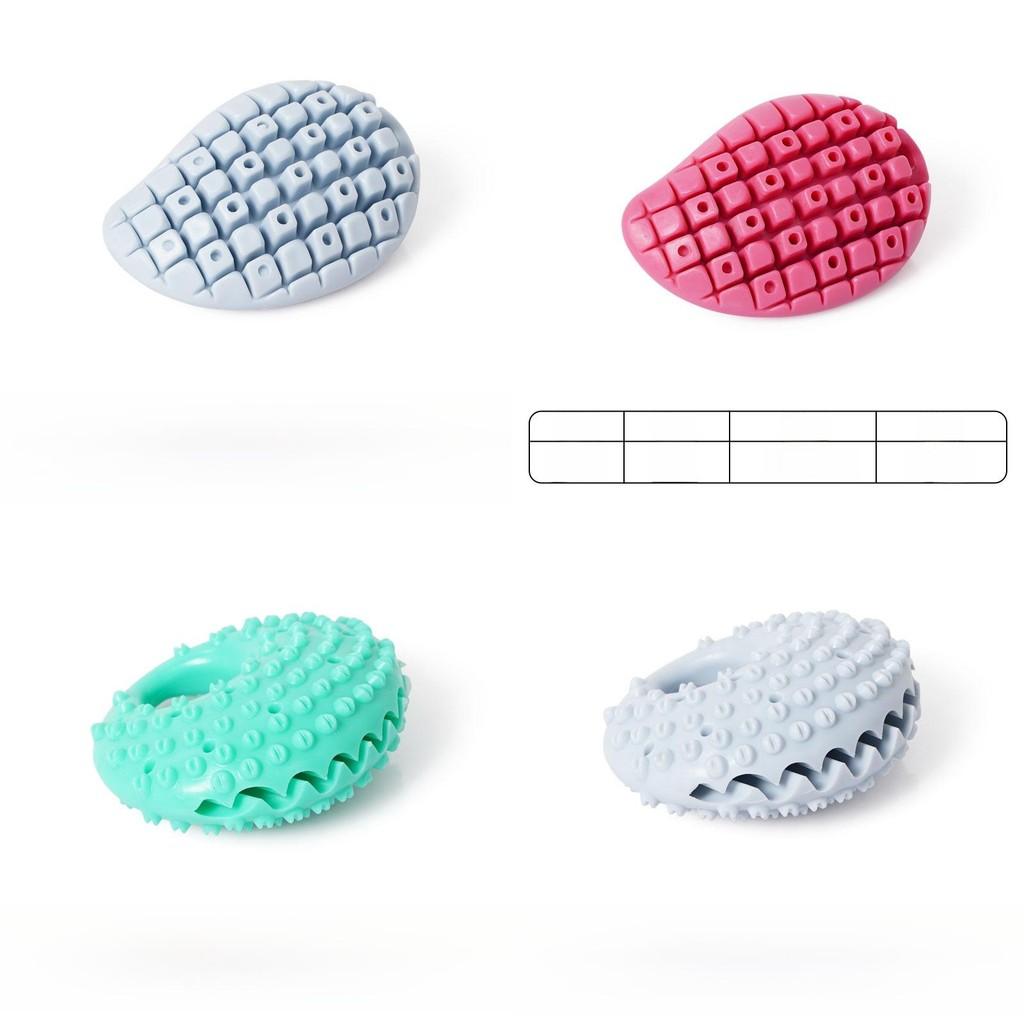 Dog Treat Dispenser Toy Silicone Chew Puzzle For Interactive Play And Enrichment