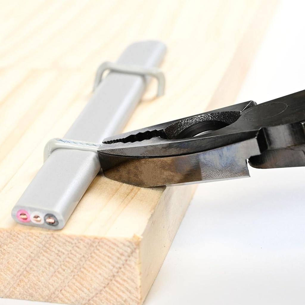 Fujiya Tecopen Eccentric Power Pliers, Black Gold, 225mm, Diagonal Tip Cut, Eccentric, Lightweight, For Pulling Staples and Cutting Wire, 3000SP-225BG