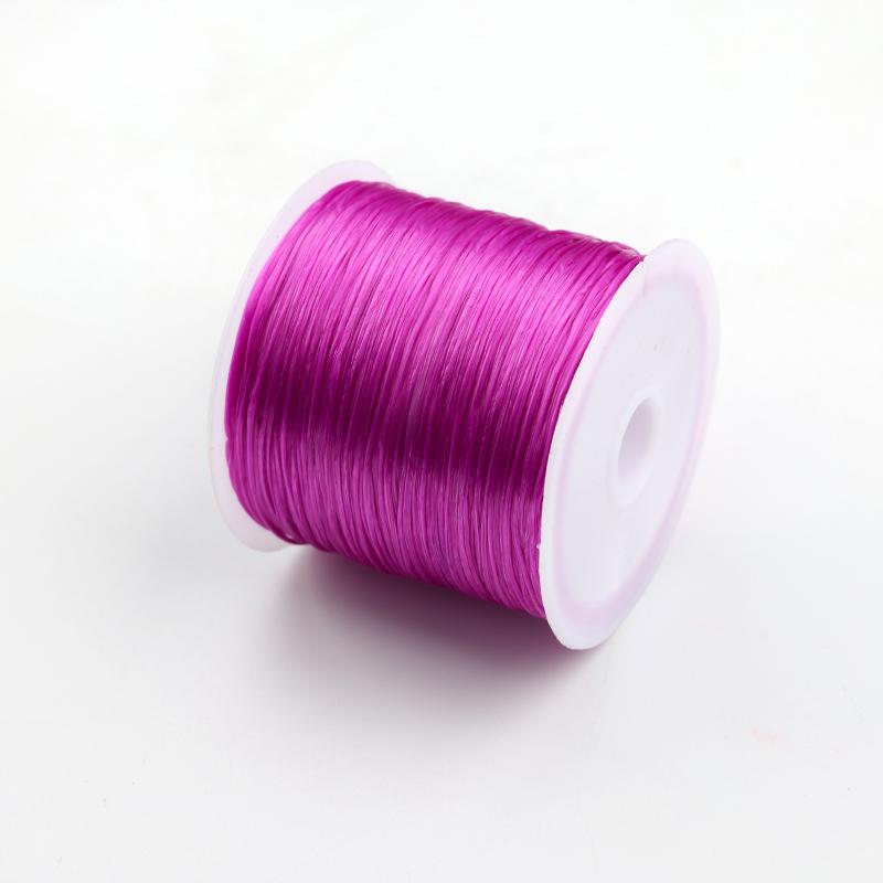 Elastic Cord Roll for Beading: 60m Bracelet & Pearl Thread