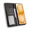 For vivo V60 5G Leather Case Wallet Stand Retro Texture Phone Cover